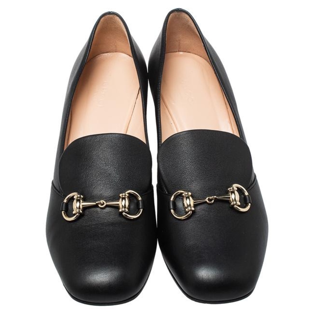 Gucci Horsebit block heel loafers